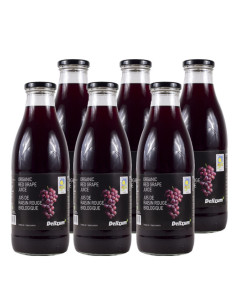 Mosto de Uva Roja bio 6x750ml Delizum